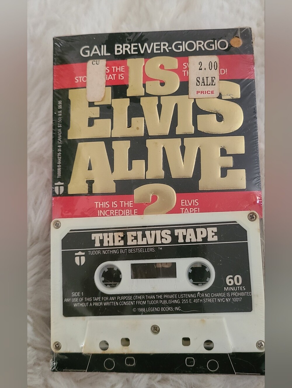New, Factory Sealed, Vinyage  "Is Elvis Is Alive?" The Elvis Tape-Cassette